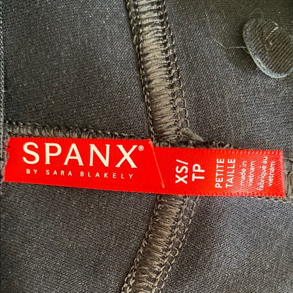 SPANX Faux Leather Leggings in Black - Picture 8 of 9